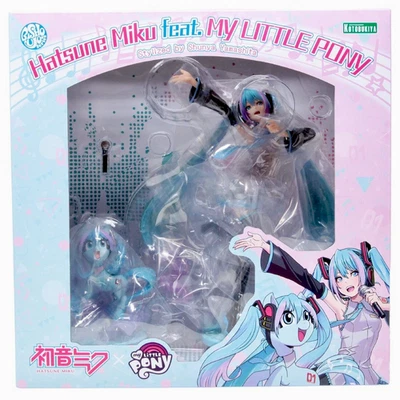 Authentic KOTOBUKIYA Hatsune Miku Feat My Little Pony Bishoujo Statue Figure 1/7 - image 1 of 4
