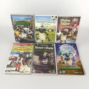 Shaun the Sheep DVD Bundle X6 including The Movie & Farmageddon UK REGION 2 - Picture 1 of 2