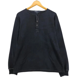 Vintage Ralph Lauren POLO by Ralph Lauren Henley-neck thermal long-sleeved T... - Picture 1 of 17