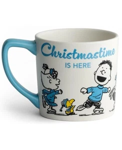 - Peanuts - Weihnachten ist hier Keramiktasse, 14 Unzen, blau - Bild 1 von 4