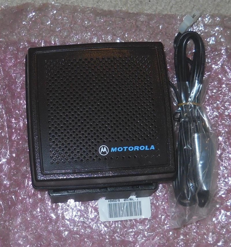 Altavoz externo Motorola resistente a la intemperie HSN6001 HSN6001B NUEVO DE STOCK/con SOPORTE Foto 1 de 4