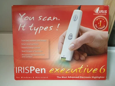 Iris Pen Executive 6 Handheld Text, Handwriting, Barcode Scanner Pen - Image 1 of 4