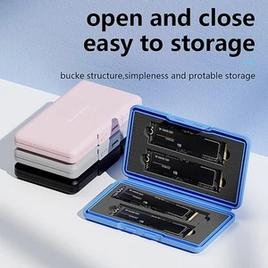 Portable M.2 Hard Drive Protection Case PP Storage Case - Photo 1/14