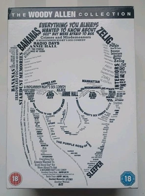 🌟 Woody Allen 20 Film Collection DVD (2012) – 20 Discs – Region 2 PAL 🌟 - Image 1 of 4