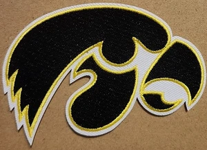 University of Iowa Hawkeyes embroidered Iron on patch - Picture 1 of 1