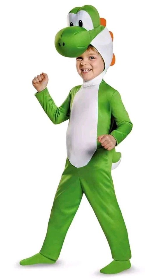 Disfraz de Halloween para niño pequeño Yoshi Super Mario Brothers Nintendo Foto 1 de 4