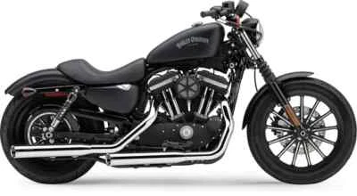 Хромированный глушитель Cobra 3 дюйма с накладными наконечниками Slashcut Tips Sportster 1200 супернизкий 14-17 - Изображение 1 из 3