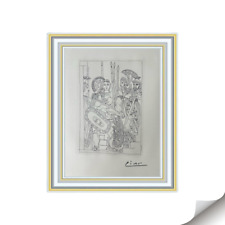 Pablo Picasso Original Plate Print, Lysistrata,  - Signed  Vintage Art 