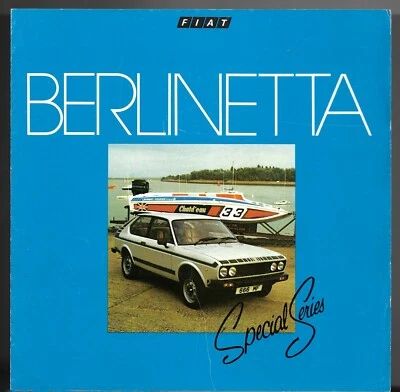 Folleto desplegable de ventas Fiat 128 3P Berlinetta serie especial 1978-79 mercado del Reino Unido Foto 1 de 2