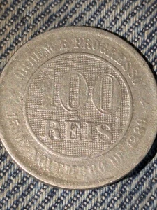 Brasil 1893 100 Reis Bueno - Imagen 1 de 3