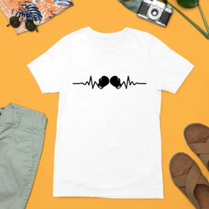 Boxing Heart Beat T-shirt Pulse Fighting Title UFC Boxer Ring Combat Punch Gifts - Picture 1 of 22