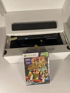 Xbox 360 Kinect Sensor with Kinect Adventure *Complete in Box* sealed new game - Bild 1 von 5