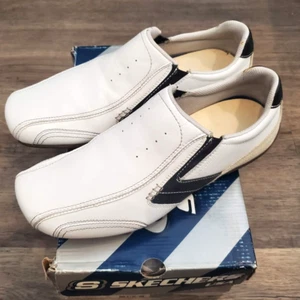 Skechers Mens Expressed Kagen US 10.5 White Slip On Loafer Dragon Size  62467 - Picture 1 of 8