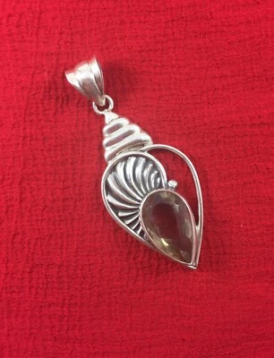 Handcrafted 925 Stamped Sterling Silver Pendant - Image 1 of 4