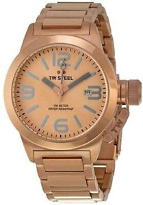 T.W. Steel Women's TW303 Canteen Rose Stainless Steel Watch