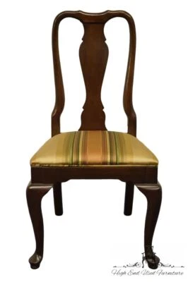 ETHAN ALLEN Georgian Court Solid Cherry Traditional Style Dining Side Chair 1... - Image 1 of 4