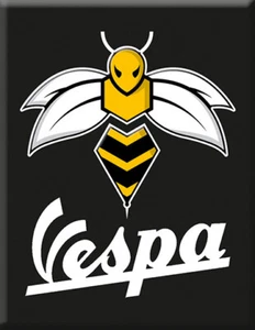 Vespa Emblem Cascade Sticker Logo - Picture 1 of 2