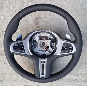 BMW G30 G32 G14 G15 G05 G07 LCI ORIGINAL M LENKRAD PADDLES STEERING WHEEL - Picture 1 of 3