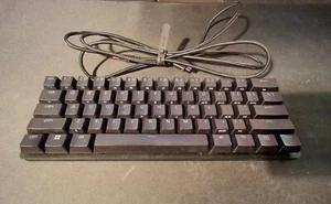 PREOWNED Razer Huntsman Mini 60% Gaming Keyboard Linear Red Switch Black - Picture 1 of 2