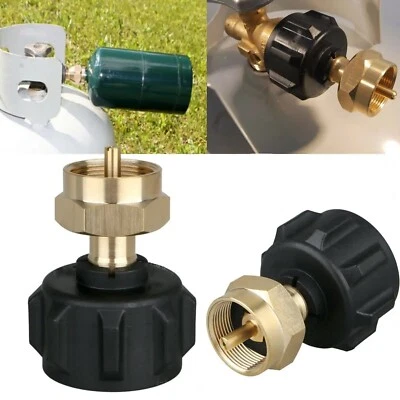 EFFLUVIALTECH 1PC Propane Refill Adapter QCC1 Regulator Valve 1Lb LP Gas Cylinder Tank Coupler
