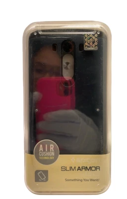 Spigen Slim Armor Series Dual Layer Case for LG G3 - Black Metal Slate - Image 1 of 4