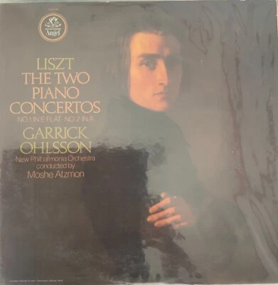 LISZT-TWO PIANO CONCERTOS NOS. 1 & 2-OHLSSON-ORIGINAL ANGEL DS37145 STEREO VINYL Foto 1 de 2