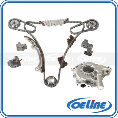 Timing Chain Kit w/ Oil Pump for Infiniti QX4 Nissan Pathfinder 3.5L VQ35DE - Image 1 of 4