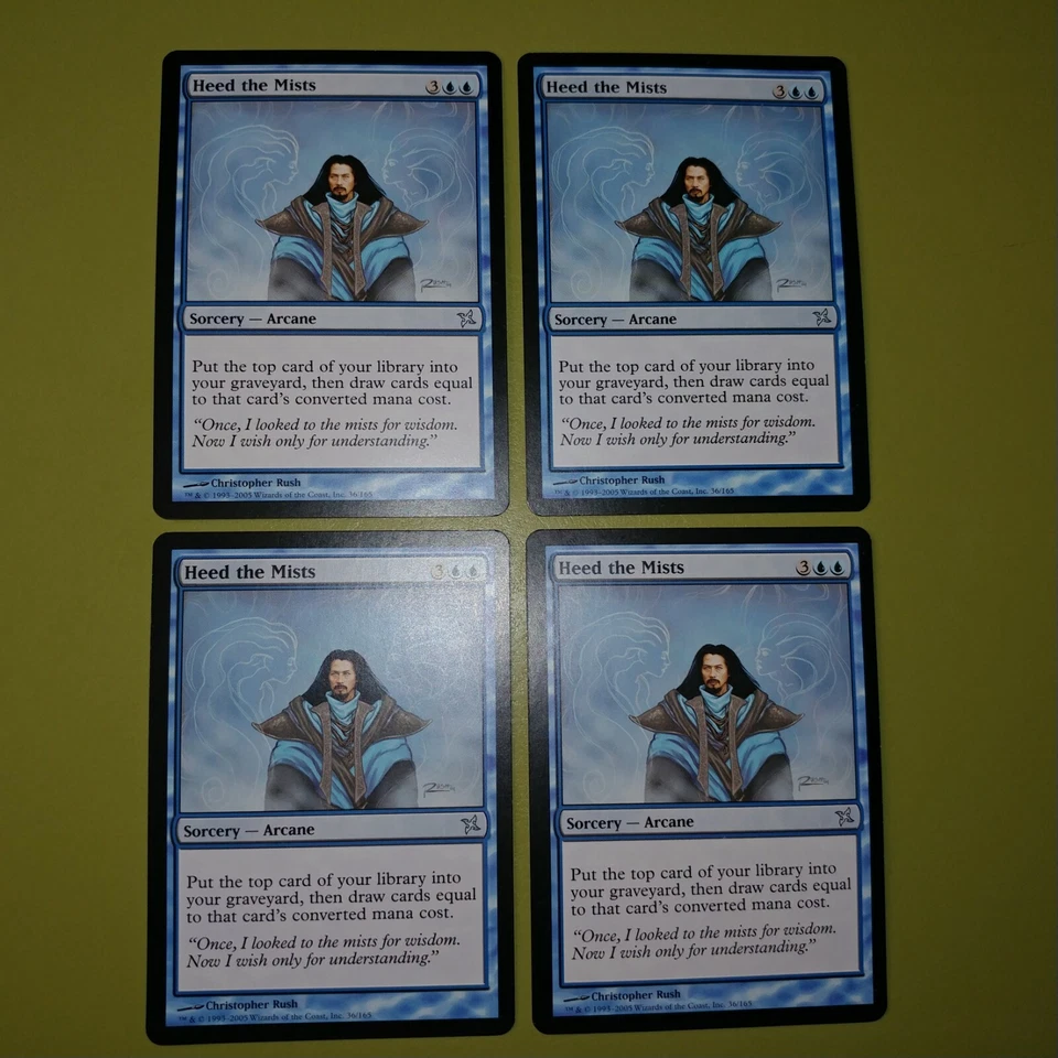Heed the Mists x4 Betrayers of Kamigawa 4x Magic the Gathering MTG - Image 1 of 1