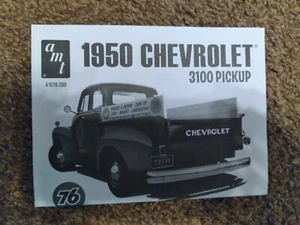 Anleitungsblatt aus 50 Chevy 3100 Pickup 1950 AMT Teilen - Bild 1 von 2