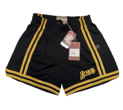 NEW Mitchell & Ness Hardwood Classics LA Lakers Jump Shot Shorts Women’s XS - Image 1 of 4