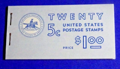 US BK110 WASHINGTON 5 CENT $1 COMPT BOOKLET SC# 1213a (4) MNH NICE CONDITION - Image 1 of 3