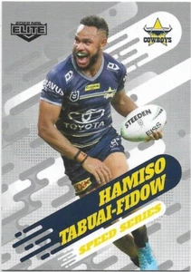 2022 Nrl Elite Speed Series Parallel (SSA09) Hamiso TABUAI-FIDOW Cowboys 040/157 - Picture 1 of 1