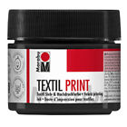 Marabu Textil Print-Farbe Druckfarbe für Textilien Siebdruck Stempeln 100ml
