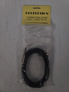 Perfektion 10ft Guitar, Bass, Instrument Cable, 1/4" Right-Angle/Straight, PM103 - Picture 1 of 3