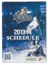 2013-14 Victoria Royals WHL Hockey Schedule !!! Subway