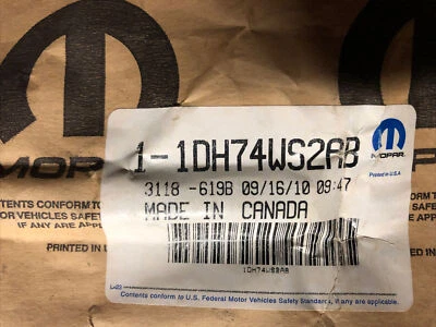 Door Molding Rear Mopar 1DH74WS2AB fits 08-09 Dodge Caliber - Image 1 of 2