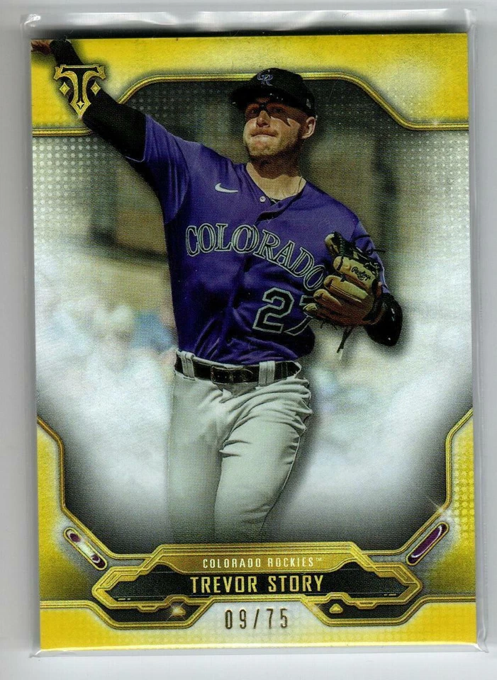 2020 Topps Triple Threads Citrine #33 Trevor Story 75 (ref 152224) - Image 1 of 1