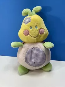 Baby Ganz 9" Butterfly Rattle Stuffed Animal Plush Pink Yellow Green Purple - Picture 1 of 9