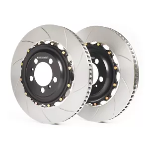 GIRODISC 2-PIECE FRONT BRAKE ROTORS 2003-2006 MITSUBISHI LANCER EVO 8 9 VIII IX - Bild 1 von 1
