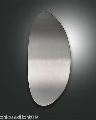 Fabas Luce LED Applique Clipper 3134-21-212 1x12 Watt Alluminio Spazzolato - Immagine 1 di 2