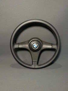 Volante deportivo BMW E23 E24 cuero genuino original - Imagen 1 de 10