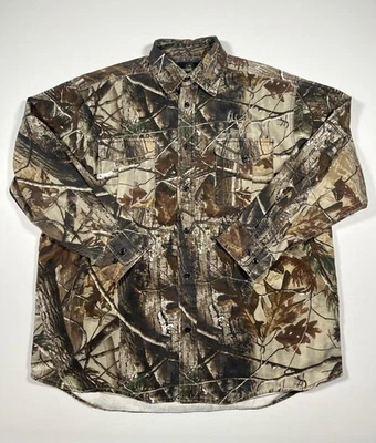 RedHead Shirt Mens Extra Large Camo Hunting Button Down Long Sleeve Embroidered - Image 1 of 4