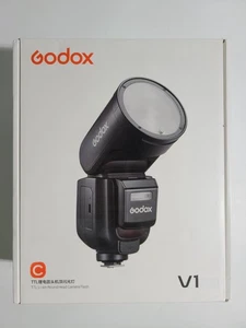 Flash inalámbrico ajustable Godox V1-C para Canon DSLR - Imagen 1 de 8