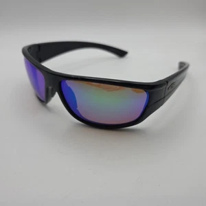 Gafas de sol polarizadas Sea Striker Bill Collector marco negro marrón lente espejo - Imagen 1 de 6