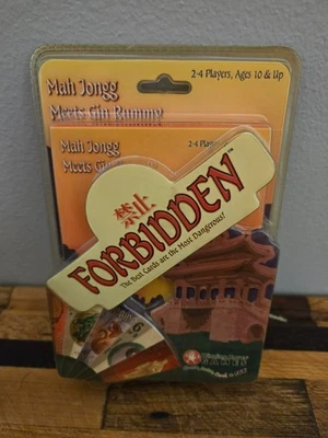 Forbidden Mah Jong Meets Gin Rummy Card Game 2004 by Winning Moves Games New - Image 1 of 2