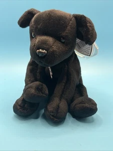TY Beanie Baby - LUKE the Black Lab (5 inch) - MWMTs Stuffed Animal Toy - Picture 1 of 4