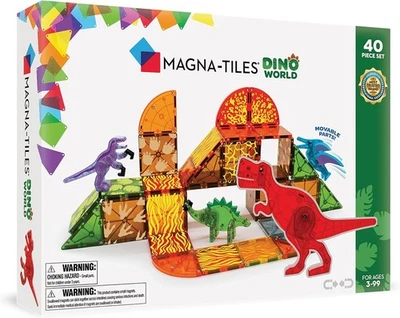 Magna-Tiles Dino World Magnetic Building Set - 40 Piece - Image 1 of 4