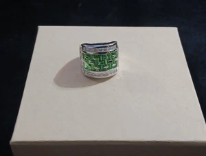 Peridot Sterling Silver Ring Size 7 - Picture 1 of 14