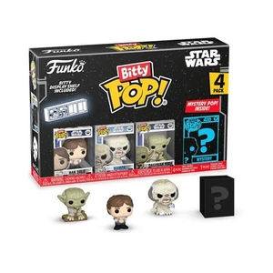 Funko Pop! Bitty: Star Wars - Han Solo, Wampa, Dagobah Yoda, & Mystery Chase Fig - Imagen 1 de 6