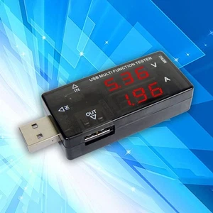 KWX A16 USB Voltage Current Tester Dual Display Timer for USB Power Metering - Picture 1 of 10